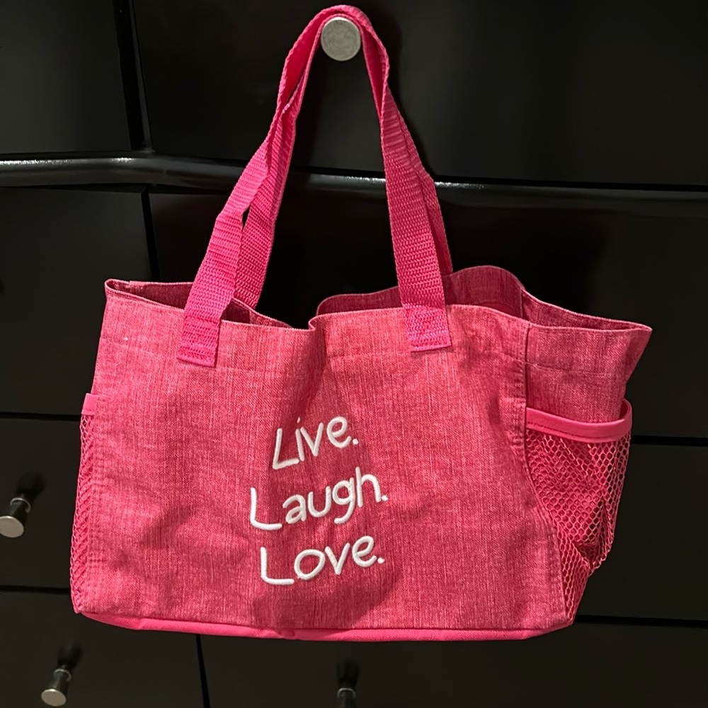 Small/baby tote “Live Laugh Love”
